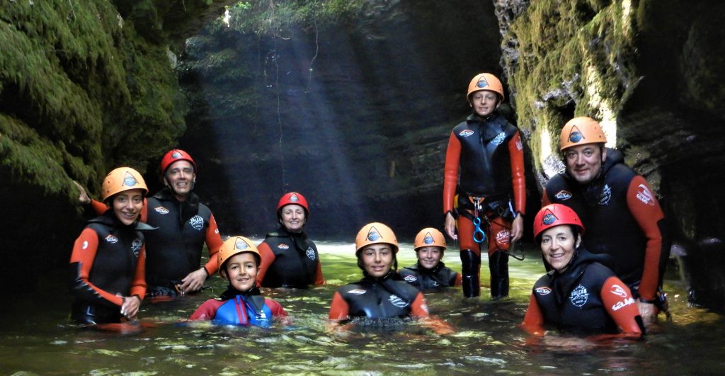 Familia en el Barranco Ajan